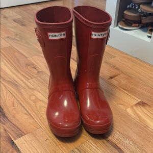 Hunter Red Rain Boots